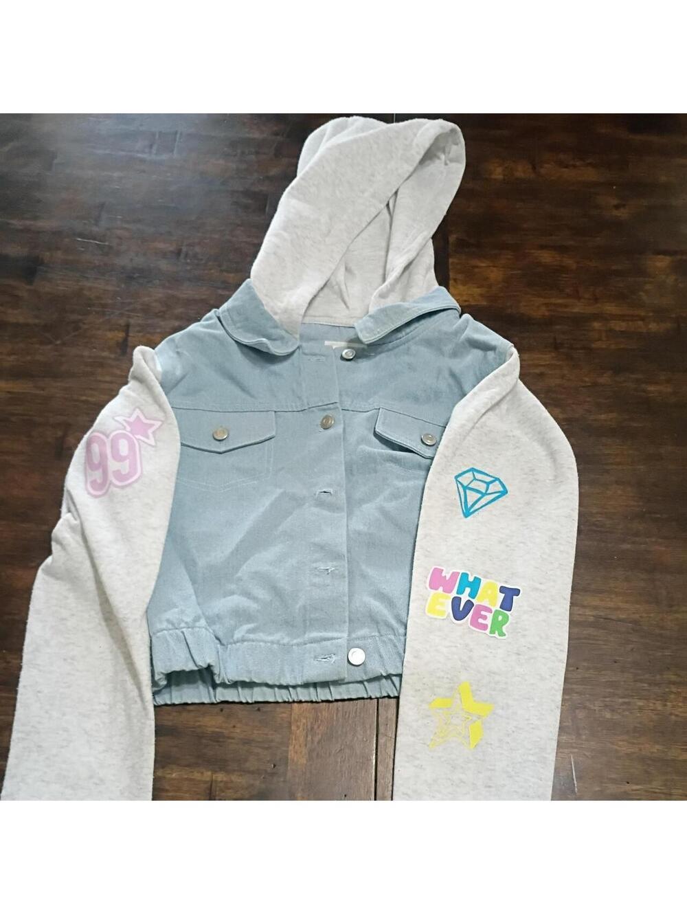 No Comment Kid's Grey and Multi Jacket